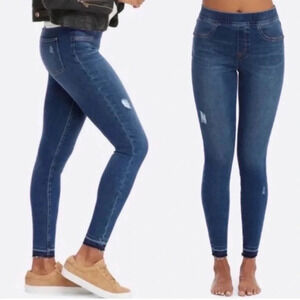 Spanx Distressed Ankle Skinny Jeans